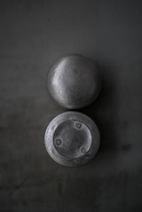 小箱　蓋物　茶入れ　銀肌　/ Akari Sato