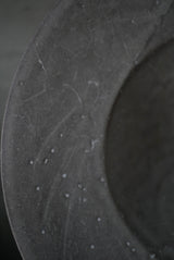 リムプレート　月肌　soil gray / Akari Sato