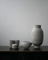 花器　オブジェ　月肌　soil gray / Akari Sato