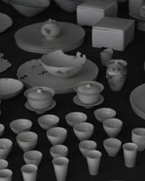 白磁　丸茶杯　　/ Takahiro Yahagi