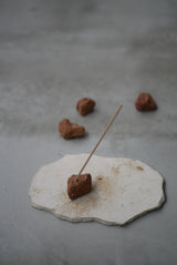 原土　香立て　/  Kanako Yoshida