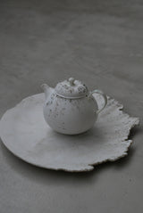 オーダー　墨流し　茶壺　flow  tea pot