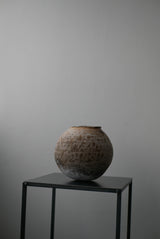 Moon Jar  満月壺　直径20/ Testuya Hioki    Japanese  soil   Art 花器