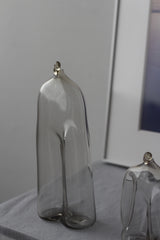 Bottle People No.238  glass object gray　光井威善 / Takeyoshi Mistui