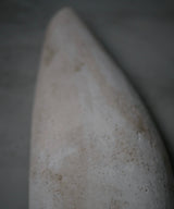 花片オブジェ　大　白化粧土　楢灰　基本フォーマット/  Kanako Yoshida