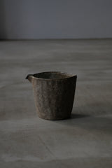 信楽土　片口   茶海　陶器　/ Yaku Murakami  村上躍