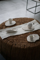 楮樹皮布20　細手　Naoko Seno / 茶席　敷布