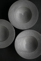 リムプレート　月肌　soil gray / Akari Sato