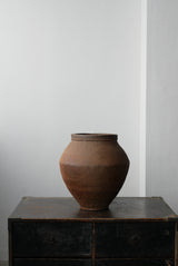 古常滑　不織壺　大壺　室町時代　/  Japanese Antiques