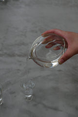 muru clear 硝子片口 / WASHIZUKA GLASS STUDIO