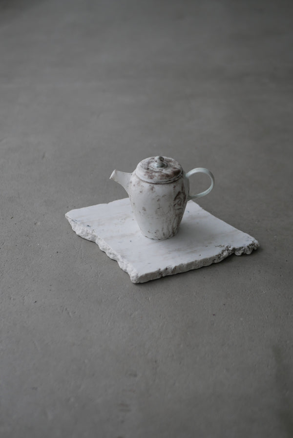 M様専用  /  第二幕　矢萩誉大　満月水盤、茶壺slim 、陶板