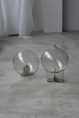 オーダー　Bottle People【 Plumpy 】glass object  gray　光井威善 / Takeyoshi Mistui