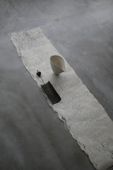 楮樹皮布　02    茶席　敷布　Naoko Seno