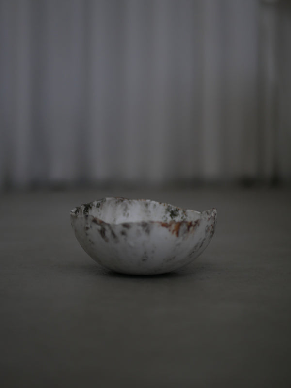 専用 / ４点　白磁 cray bowl /fill21/ ヒビの石/ ガラス香炉