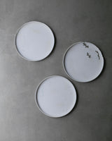 白磁　五月雨の大皿/茶盤　02 / Takahiro Yahagi