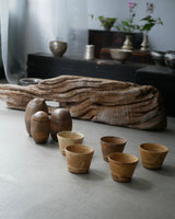 古色　蓋もの  茶入れ  /菊地　亨