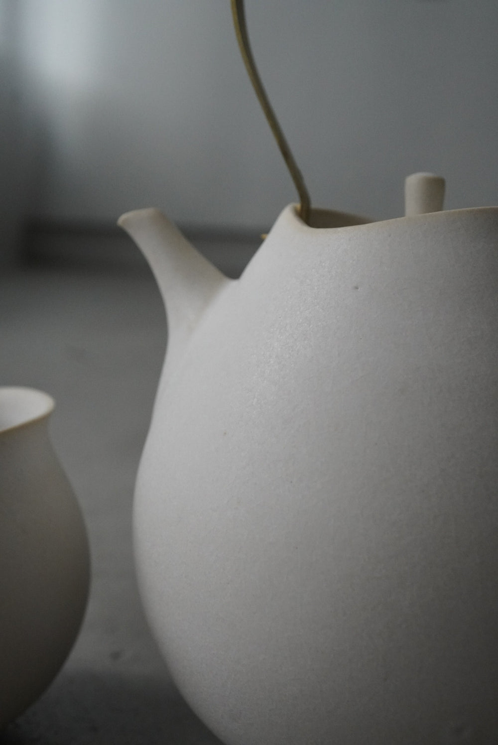 オーダー 曲線のTeapot / 大和田 友香 半磁器 – MOUSEION
