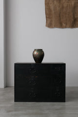黒漆　箪笥　江戸時代から明治期　美品　/  Japanese Antique　Urushi　Tansu, Drawer Chest