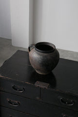 ウクライナ炭化壺  /  Japanese Antiques
