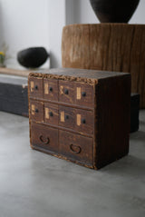 江戸時代　小さな薬箪笥　/  Japanese Antiques