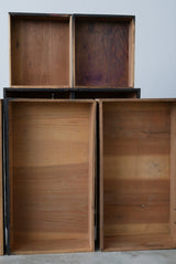 静かな黒漆　庄内箪笥　江戸から明治期　/  Japanese Antiques  Urushi  Wooden Drawer ,Chest