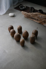 古色　蓋もの  茶入れ  /菊地　亨