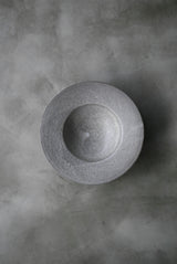 リムプレート　月肌　soil gray / Akari Sato