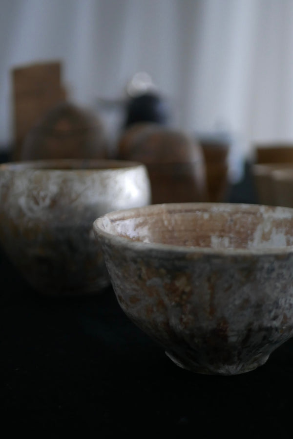 茶煙銀彩　抹茶碗  /菊地　亨