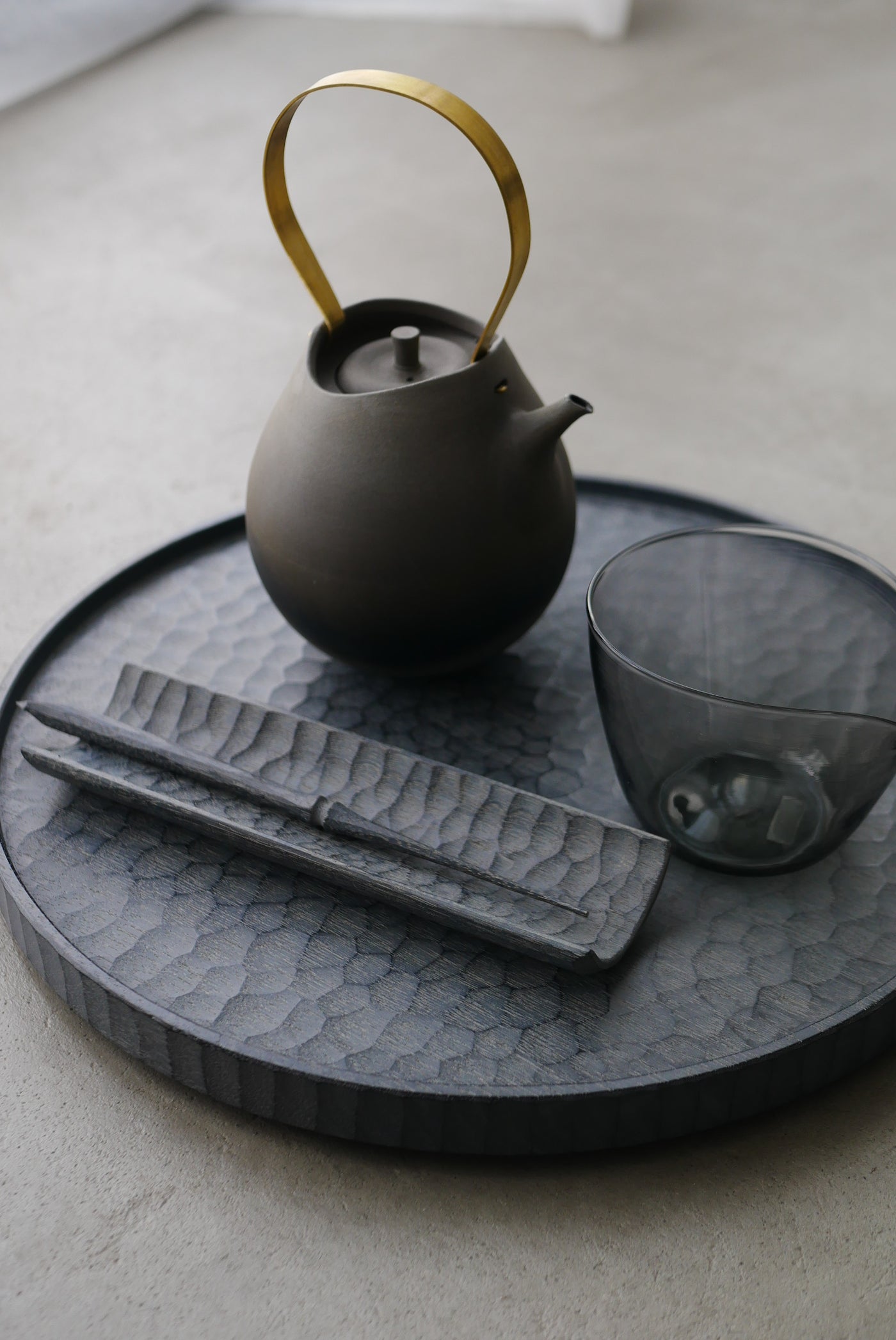 夕暮れの景色 曲線のTeapot / 大和田 友香 半磁器 – MOUSEION