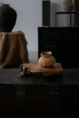 小さな木台　無垢材　時代不詳　 Japanese 　Primitive Wood