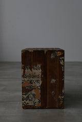 墨書き和紙張り　小引出し　Tansu  小箪笥　　/  Japanese Antiques　Wooden Drawer　Chest
