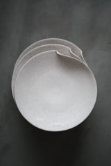 曲線皿　Bone White 半磁器　/  Kanako Yoshida