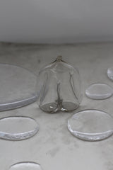 People  glass object  gray　光井威善　品名  / Takeyoshi Mistui