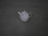 白磁　scrach tea pot 3/ Takahiro Yahagi