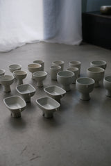 白瓷祭器豆鉢　小鉢　/ タナカシゲオ