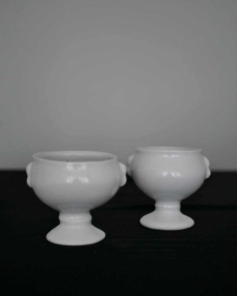 デルフト釉　耳付ゴブレット　香炉　/ タナカシゲオ