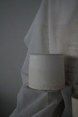 White Veil 釉かけ分け  台皿　/ Akari Sato