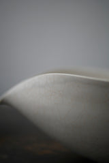 片口　オブジェ　Bone White 半磁器　/  Kanako Yoshida