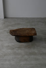 くり抜き　無垢　Teaテーブル　大型配送　/  Asian  Antique Teatable coffee table