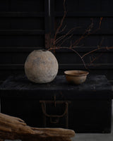 Moon Jar  満月壺　直径20 Testuya Hioki    Japanese  soil   Art 花器