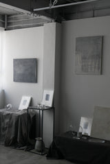 アルミフレーム　白　jistu Yoshimi Horiguchi