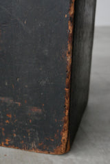 黒漆　小引出し　小箪笥　江戸時代　/  Japanese Antiques