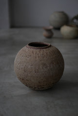 Moon Jar  満月壺　/ Testuya Hioki    Japanese  soil   Art 花器