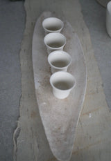 聞香杯　Bone White 半磁器/  Kanako Yoshida