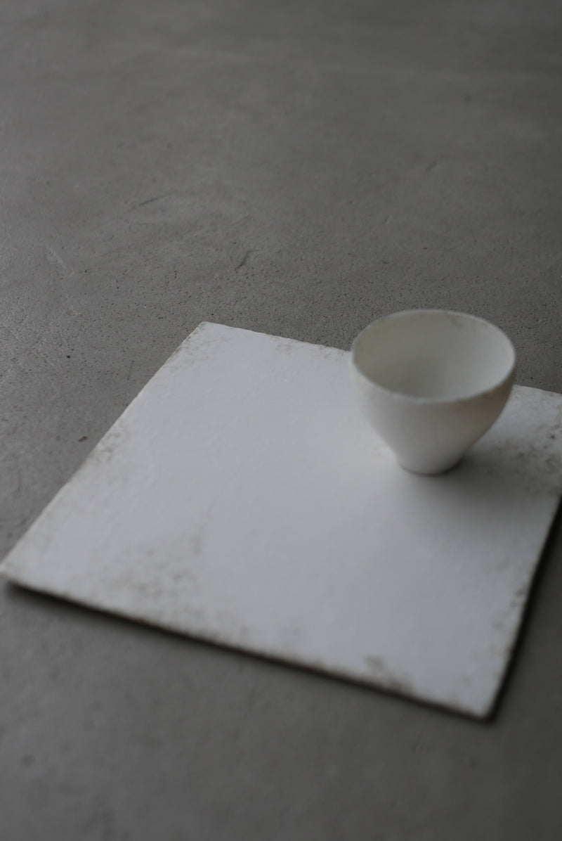 白磁　茶杯　S / Takahiro Yahagi