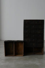薬箪笥　浮造り　江戸時代　/  Japanese Antique　Drewer 　Chest　Tansu