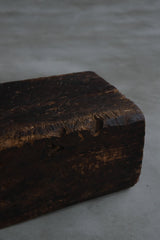 木　刳抜　少数民族　小椅子　小　/  Asian Antique　Primitive Wooden  Stool