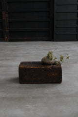 木　刳抜　少数民族　小椅子　小　/  Asian Antique　Primitive Wooden  Stool