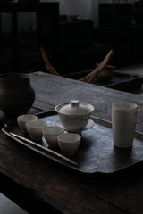 黒漆　水屋箪笥リメイクテーブル　江戸時代　/  Japanese Antique　Table Made by Nagahuji