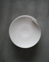 曲線皿　Bone White 半磁器　/  Kanako Yoshida
